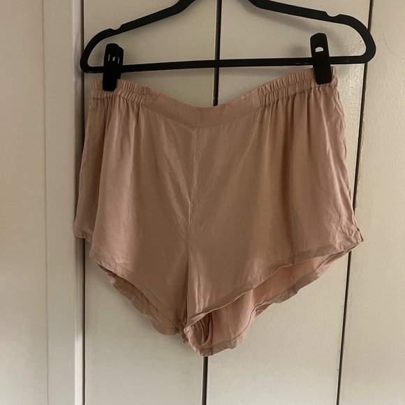 Quince Women's Washable Silk Sleepwear Set Size L Toasted Almond - Picture 5 of 10